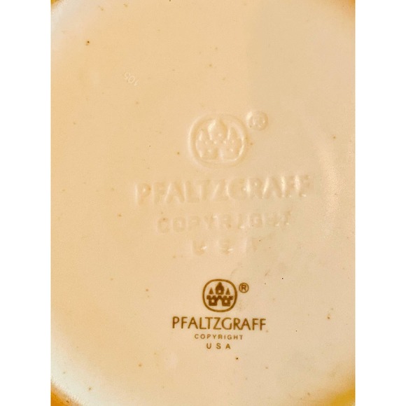 Vintage Pfaltzgraff Nordic Christmas Set of Six 8” Salad Plates - Picture 3 of 3